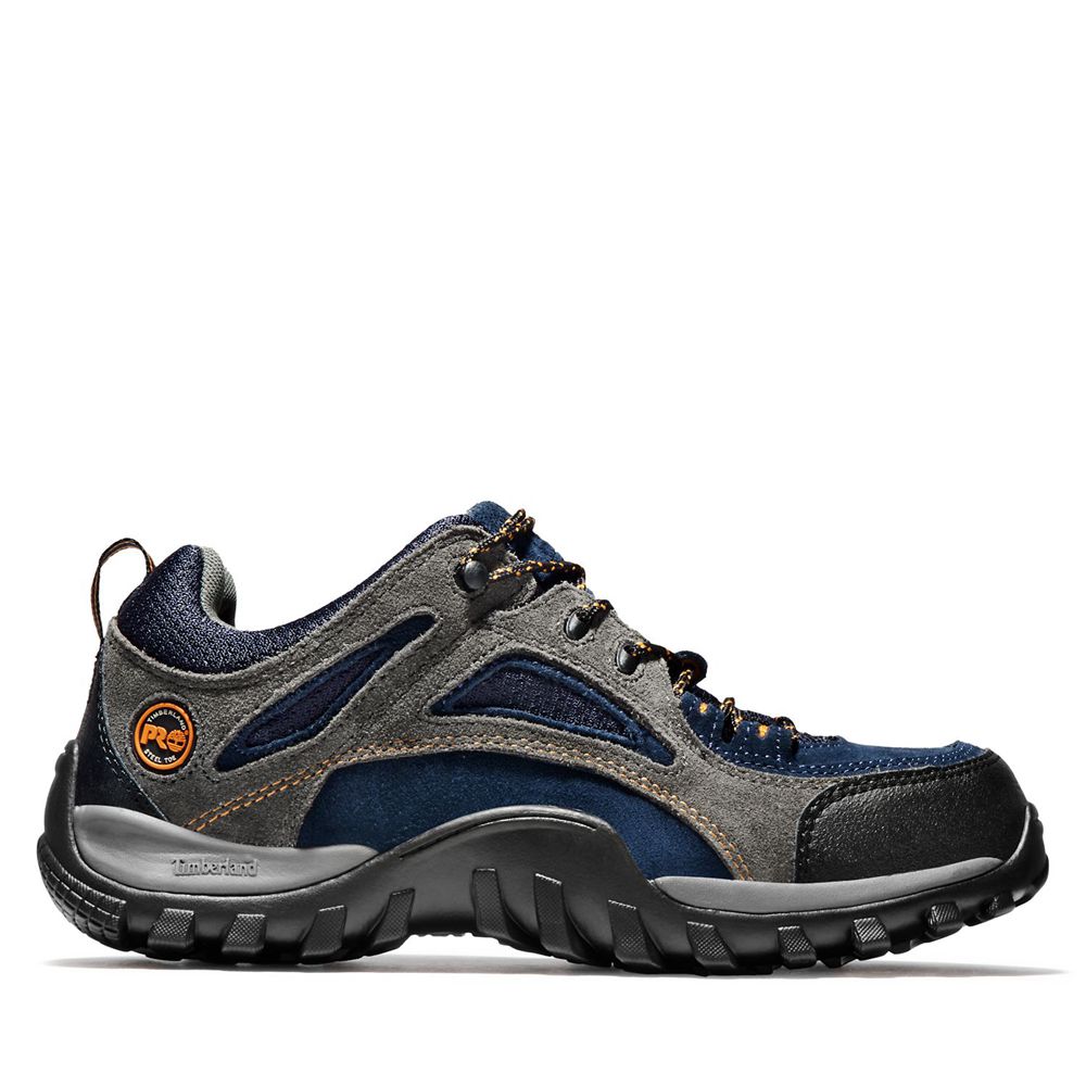 Zapatos de Trabajo Timberland Argentina Hombre - Pro® Mudsill Steel Toe - Gris/Azules - WUQGVY-358